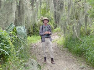 the author at Sabal Palm Audubon Sanctuary, Nov. 4, 2015